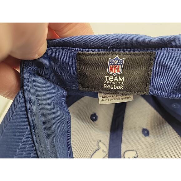 Reebok Indianapolis Colts Hat Adjustable Strapback Cap NFL Football - Picture 5 of 7